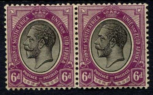 Union of SA - Missing `Z` - 1913 - MNH