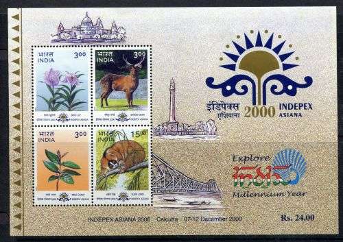 India - Miniature Sheet - 2000 - MNH