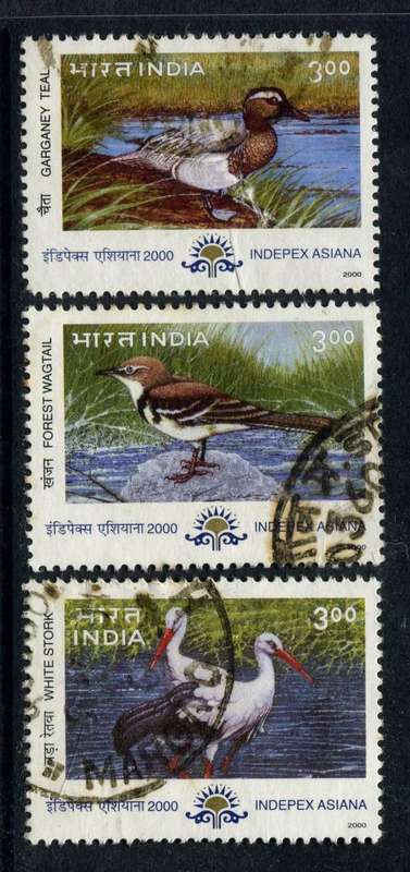 India -Birds - 2000 - Used