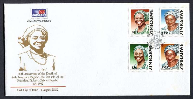 Zimbabwe - FDC - 2002 - Some Light Toning on Envelope