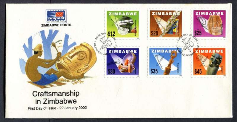 Zimbabwe - FDC - 2002 - Some Light Toning on Envelope