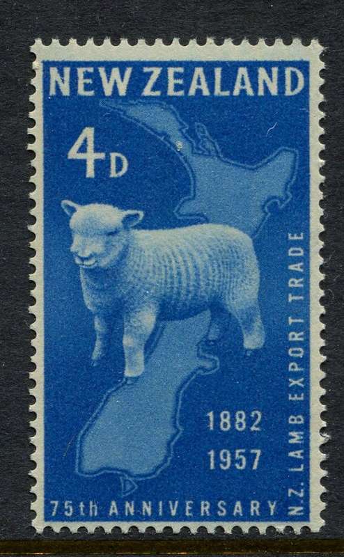 New Zealand - Watermark Side Ways - 1957 - MNH