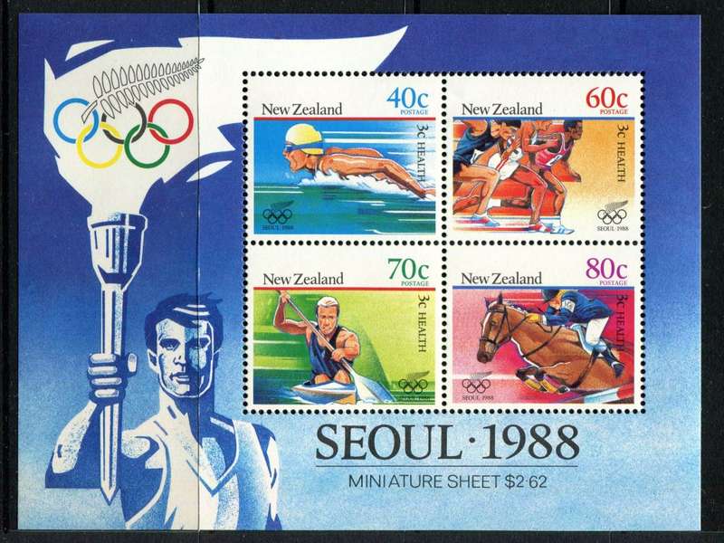 New Zealand - Miniature Sheet - 1988 - MNH
