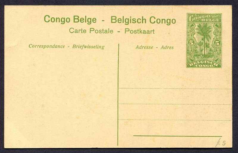 Belgium Congo - Postal Stationery - Post Card - Unused