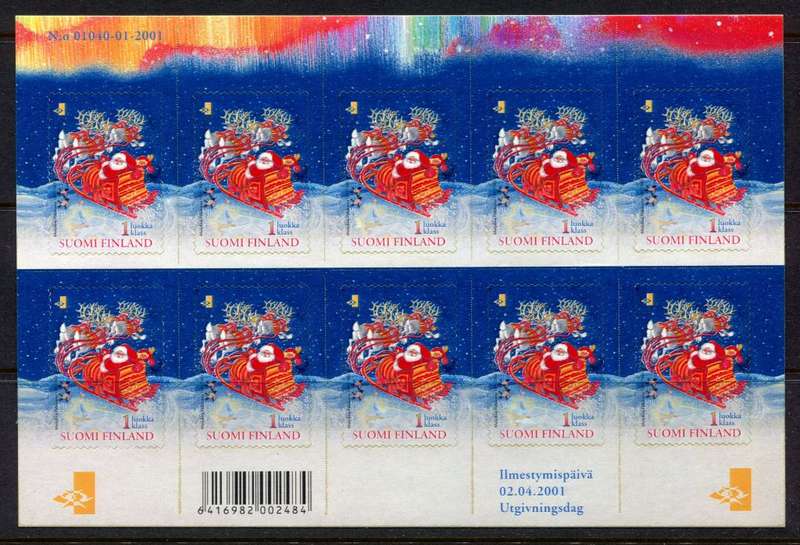 Finland - Miniature Sheet - 2001 - MNH