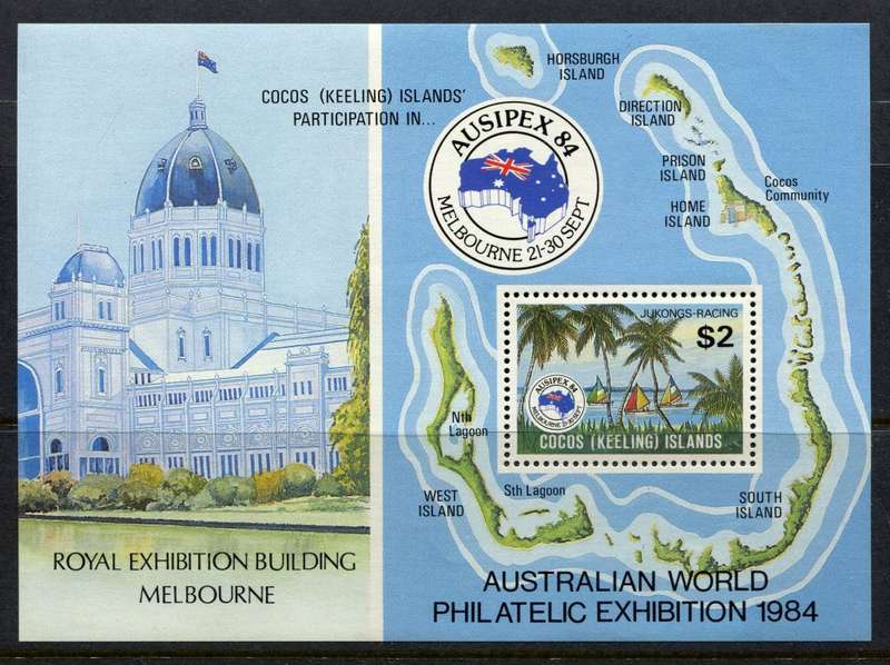 Cocos Islands - Miniature Sheet - 1984 - MNH