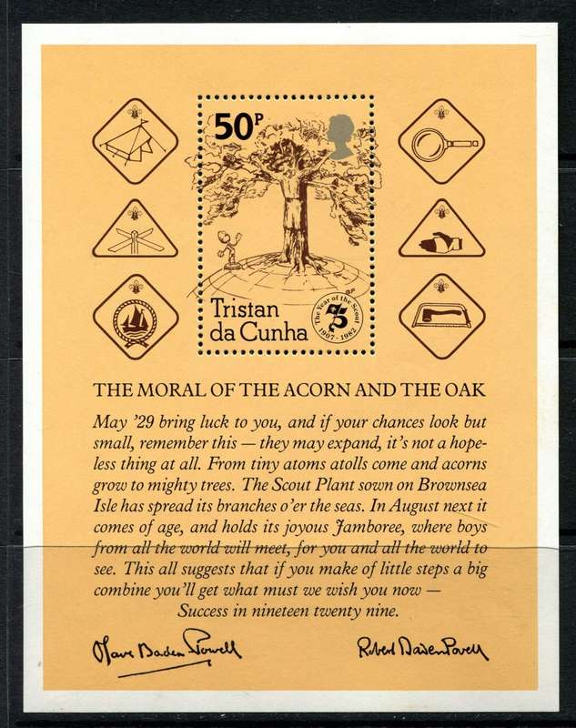 Tristan da Cunha - Miniature Sheet - 1982 - MNH