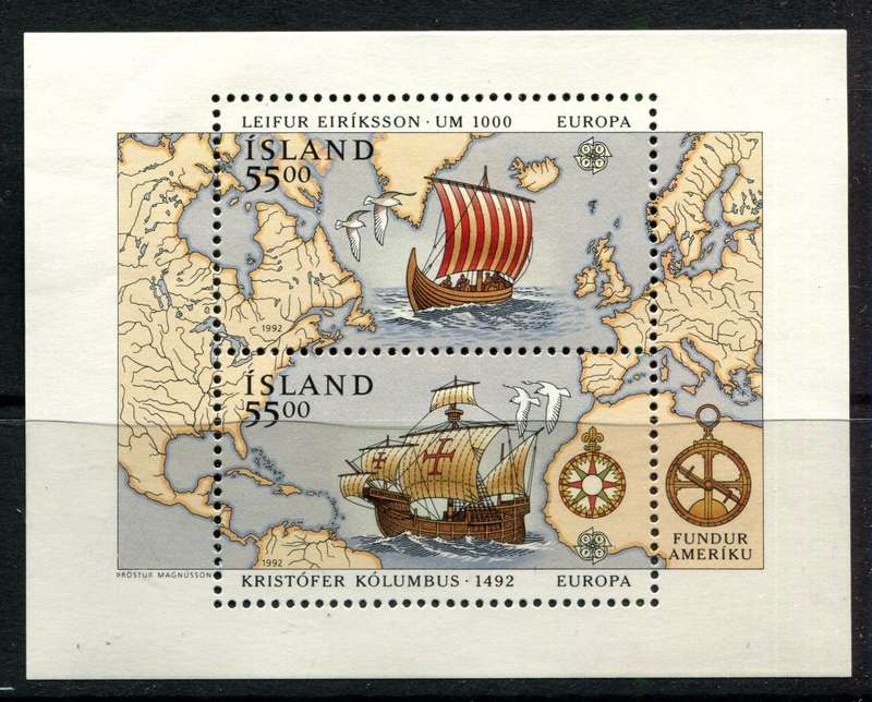 Iceland - Miniature Sheet - 1992 - MNH
