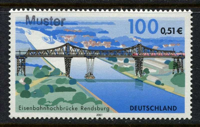 Germany/Federal - Overprinted `Muster` - 2001 - MNH