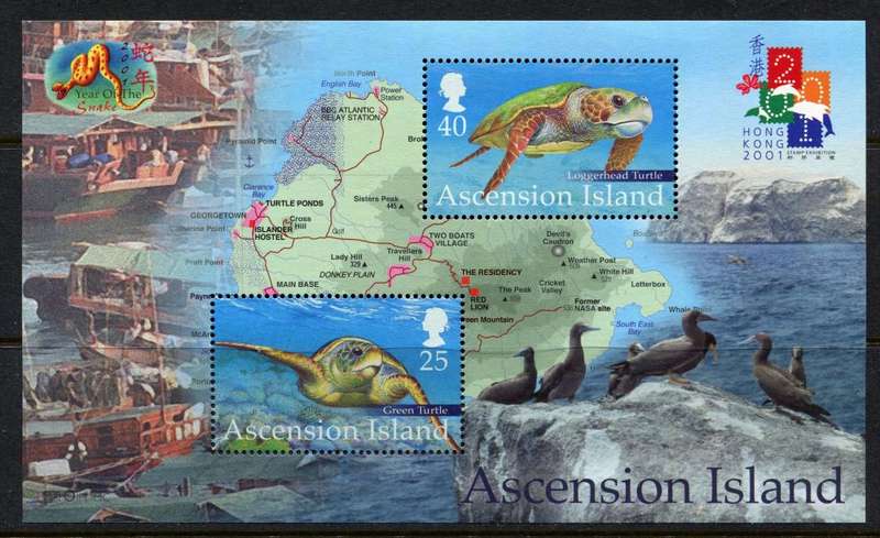 Ascension Island - Miniature Sheet - 2001 - MNH
