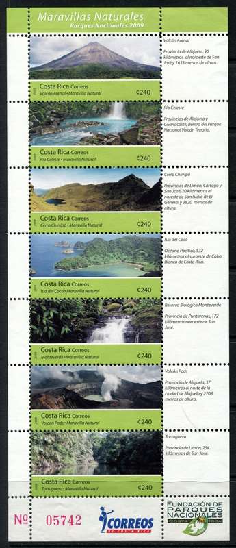 Costa Rica - Miniature Sheet - 2009 - MNH