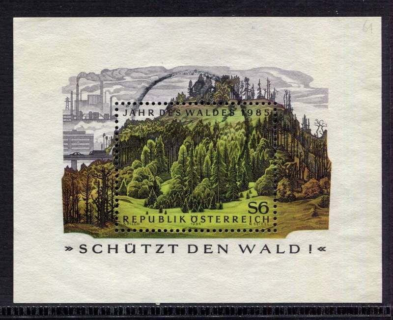 Austria - Miniature Sheet - 1985 - Used