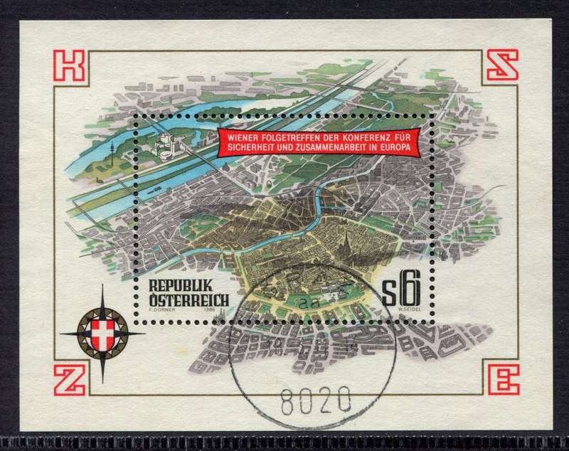 Austria - Miniature Sheet - 1986 - Used