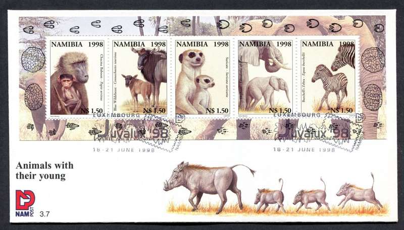 Namibia - Miniature Sheet FDC 3.7 - 1998