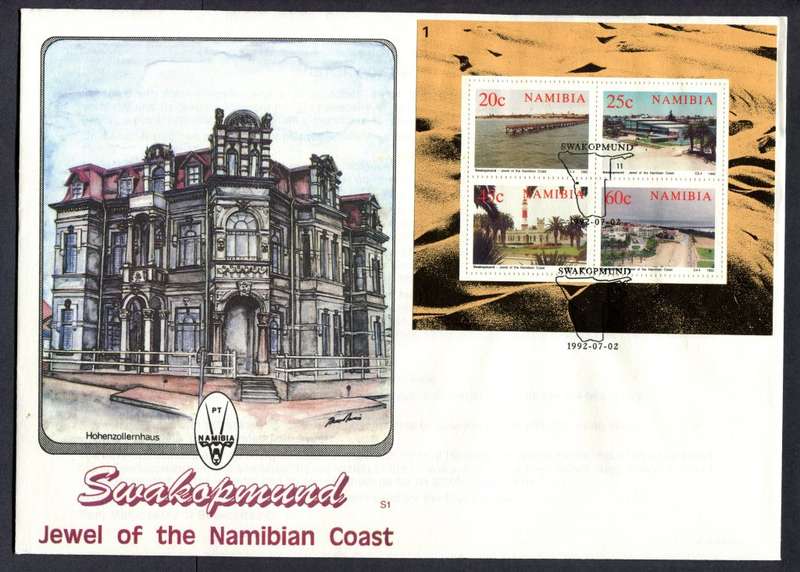 Namibia - Miniature Sheet FDC S1 - 1992