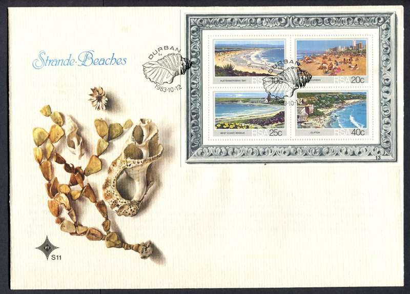 RSA - Miniature Sheet FDC S11 - 1983