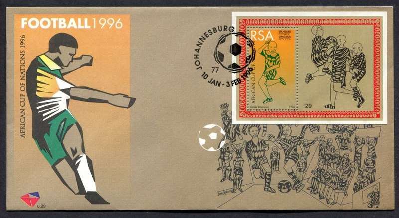 RSA - Miniature Sheet FDC 6.29 - 1996