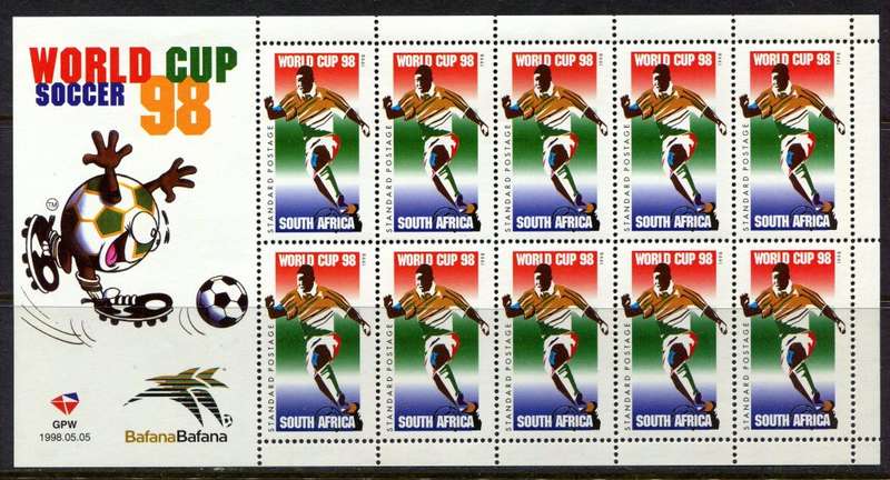 RSA - Sheet of 10 - 1998 - MNH
