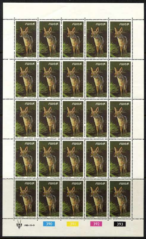 SWA - 10 Sheets of 25 - 1980 - MNH