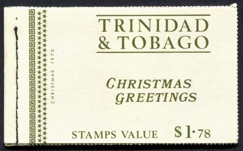 Trinidad and Tobago - Booklet - 1970 - Stamps Upright in Booklet - MNH