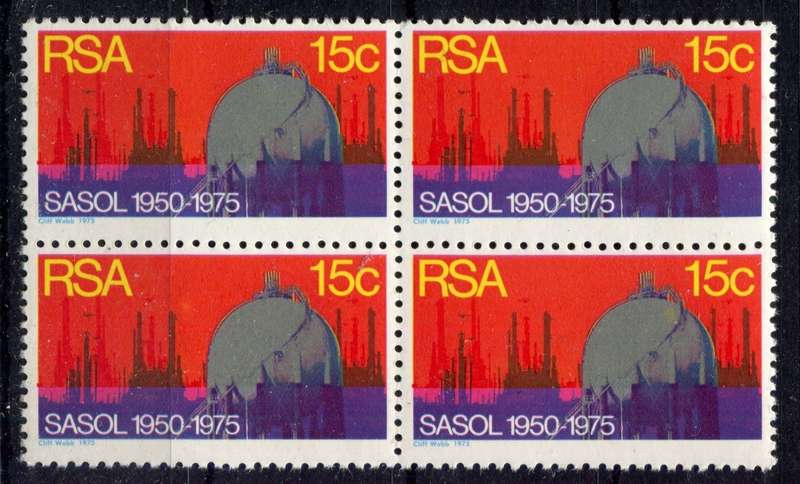 RSA - Minor Perforation Shift - 1975 - MNH