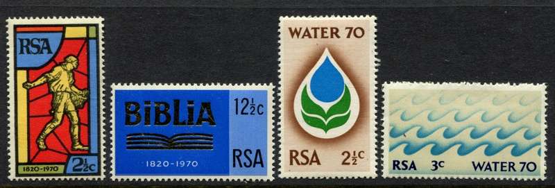 RSA - 4 Stamps of 1970 - MNH