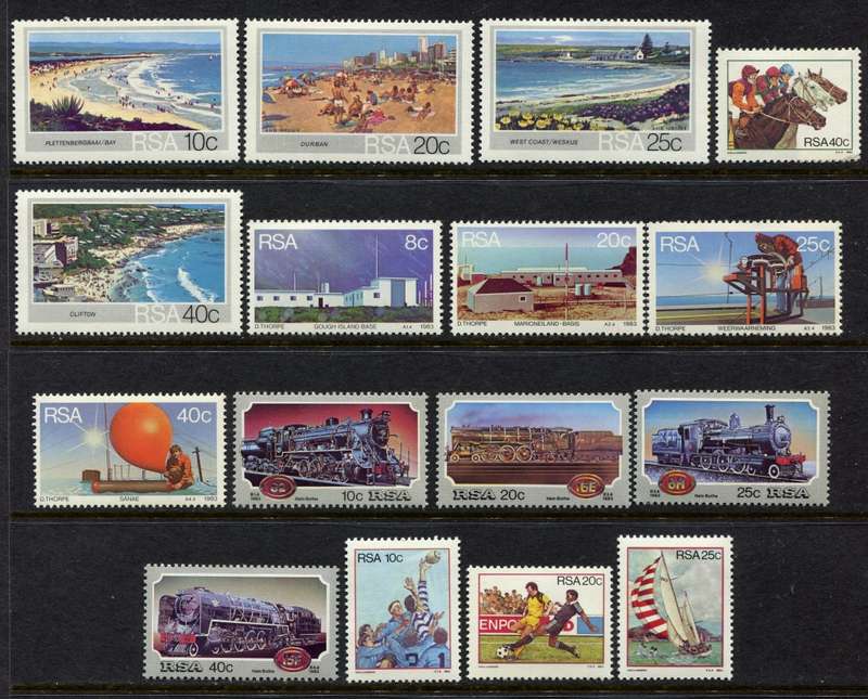 RSA - 16 Stamps of 1983 - MNH