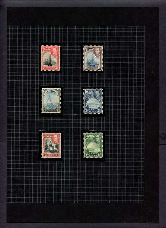 Bermuda - 6 Stamps Mounted (Hinged) On Album Page