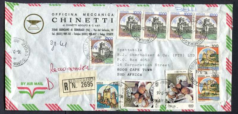 Italy - Registered Cover