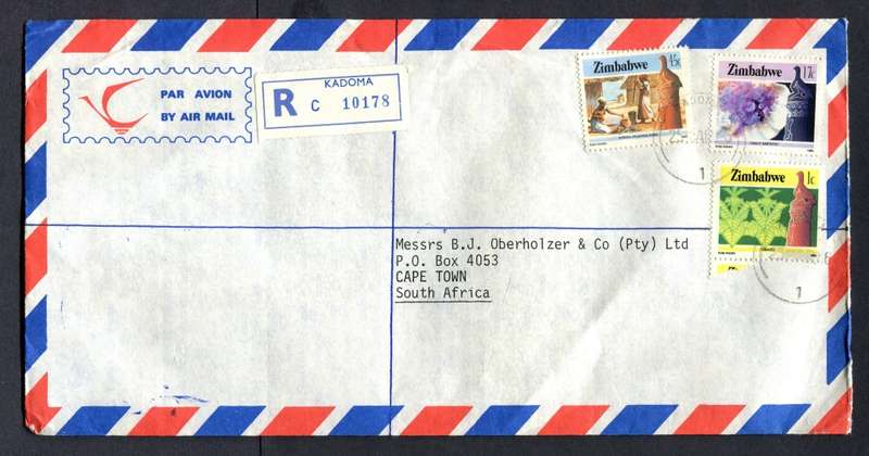 Zimbabwe - Registered Cover