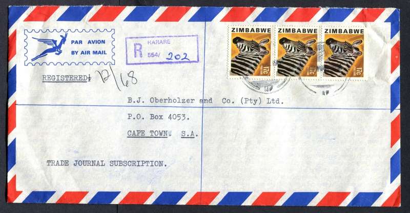 Zimbabwe - Registered Cover