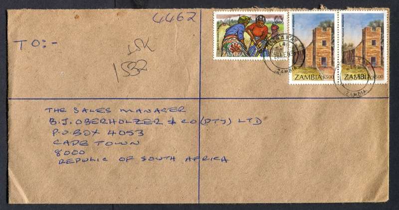 Zambia - Registered Cover