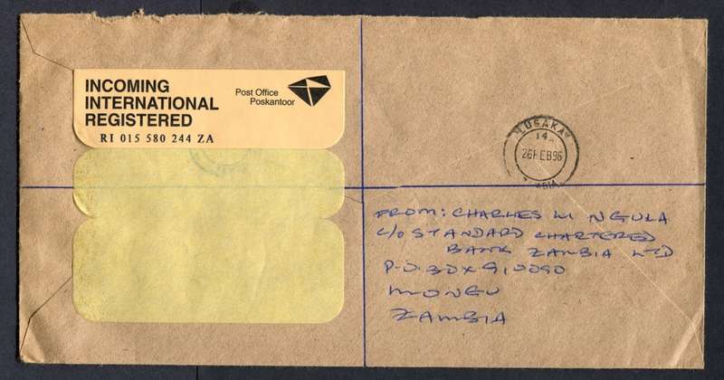 Zambia - Registered Cover
