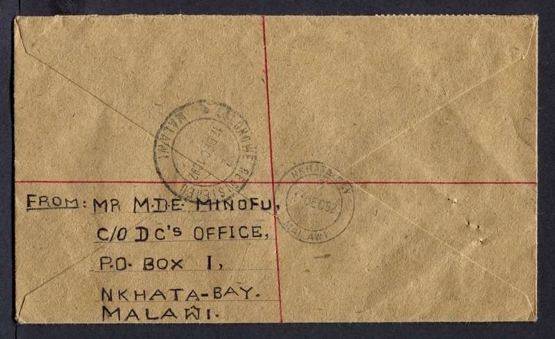 Malawi - Registered Cover