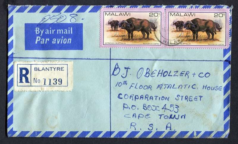 Malawi - Registered Cover