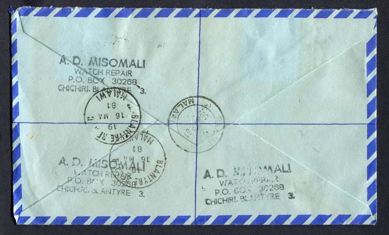 Malawi - Registered Cover