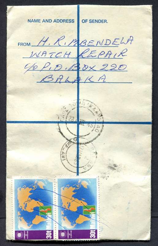 Malawi - Registered Cover