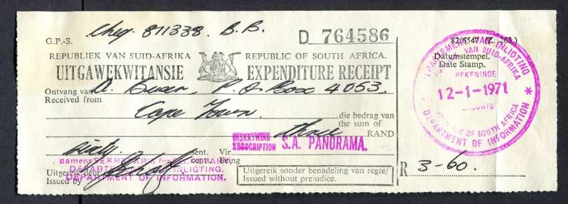 RSA - Receipt
