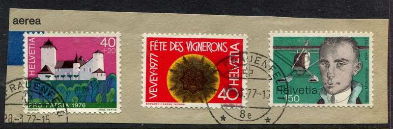 Switzerland - Used on Piece