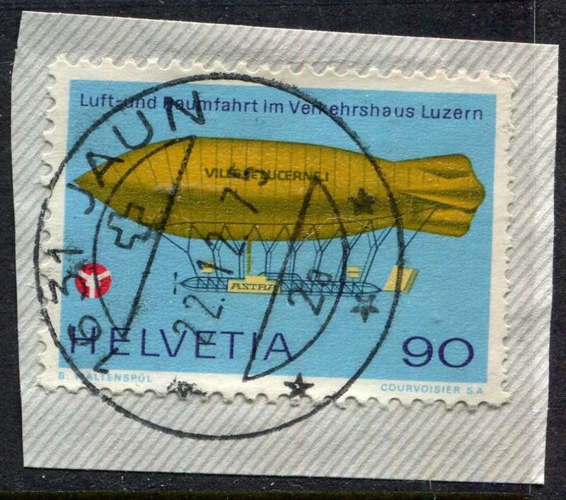 Switzerland - Used on Piece