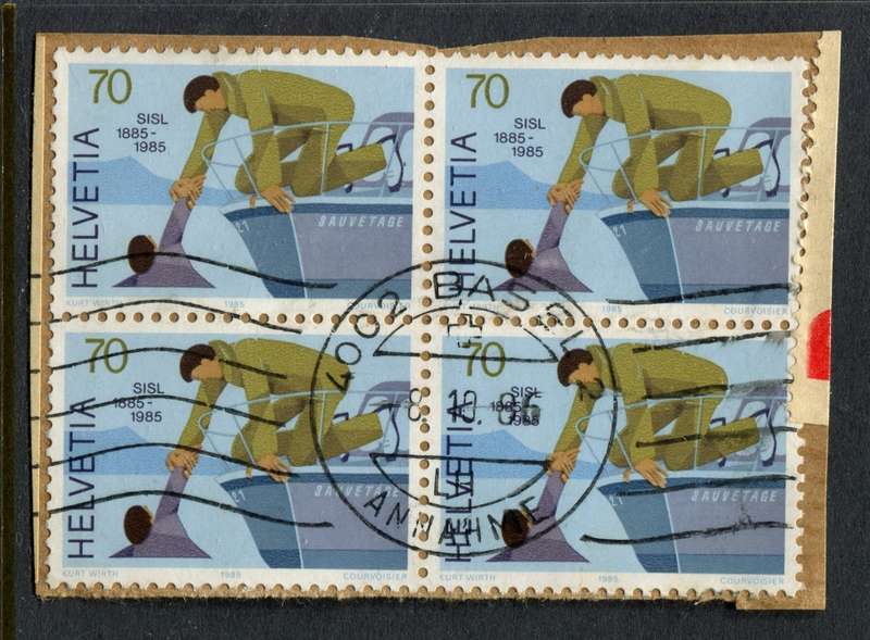 Switzerland - Used on Piece