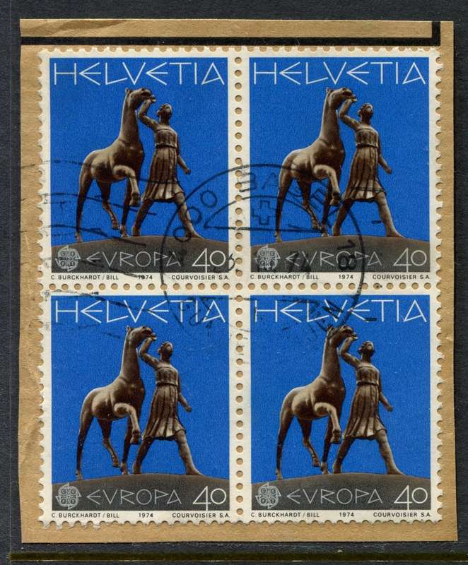 Switzerland - Used on Piece