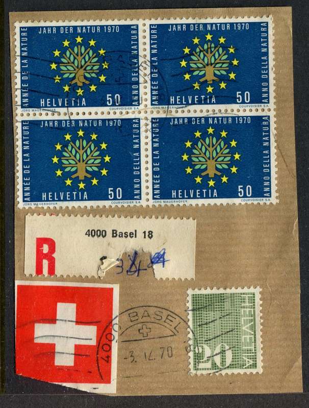 Switzerland - Used on Piece