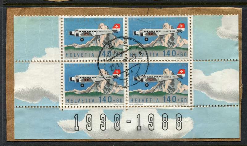 Switzerland - Used on Piece