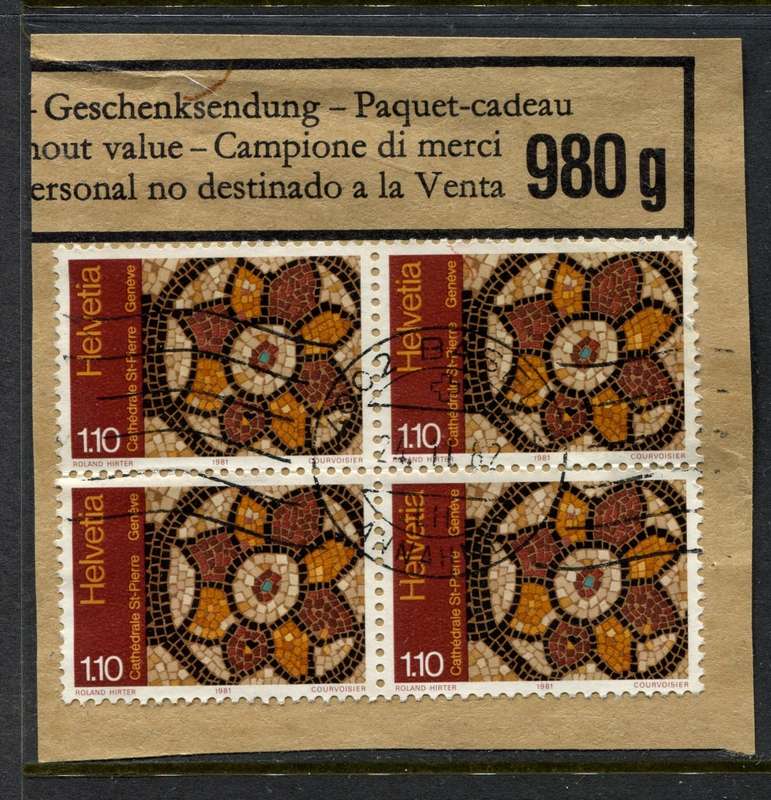 Switzerland - Used on Piece