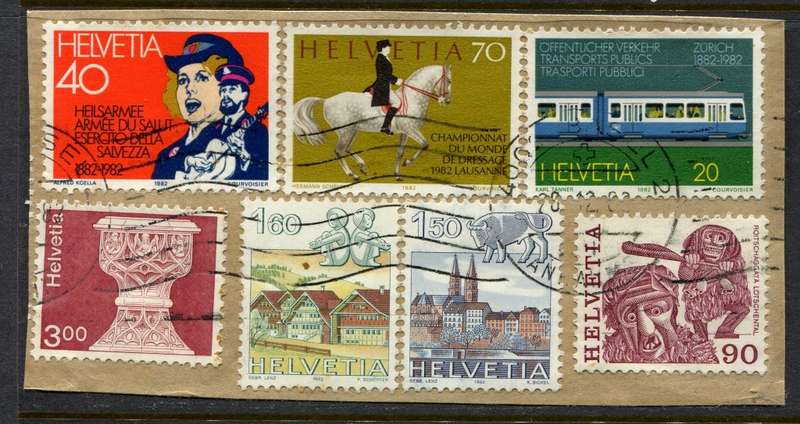 Switzerland - Used on Piece
