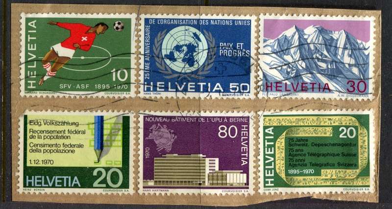 Switzerland - Used on Piece