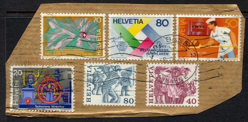 Switzerland - Used on Piece