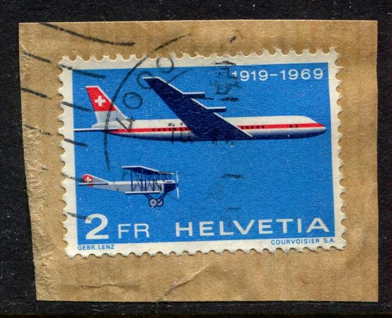 Switzerland - Used on Piece