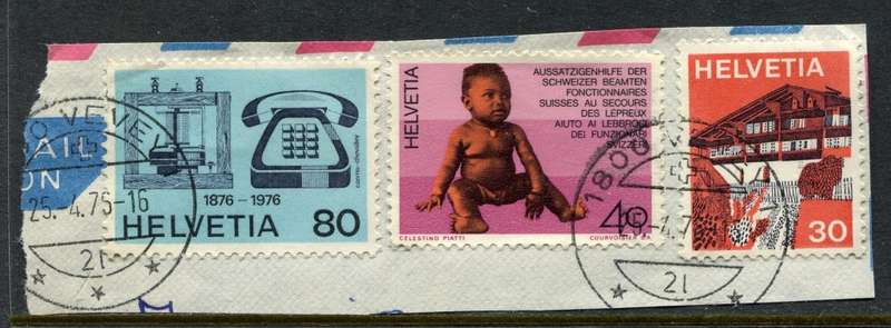Switzerland - Used on Piece